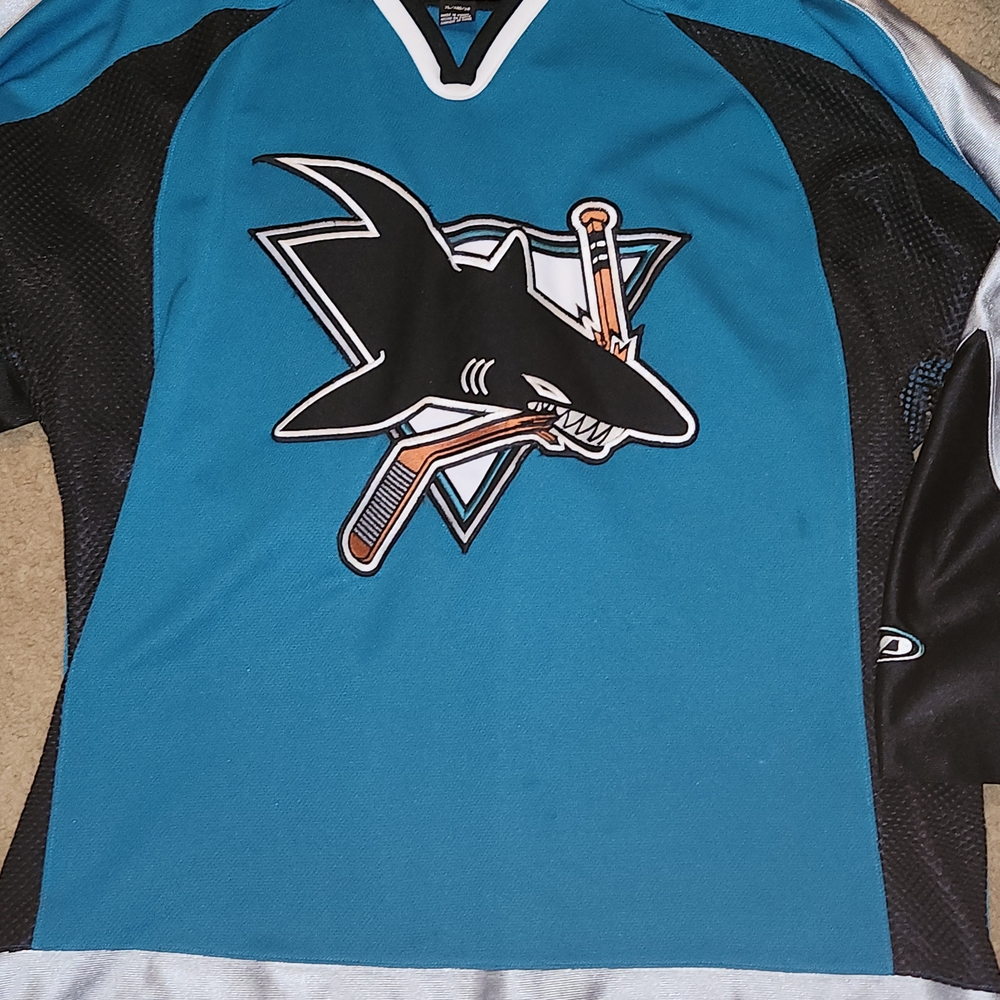 Teal and Black Hockey Jersey